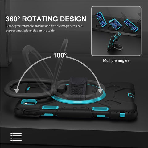 Kickstand Tablet Case For iPad Air 11 (2026) / (2025) / (2024) / Pro 11 (2018) / (2020) / (2021) / (2022) / Air (2020) / (2022)