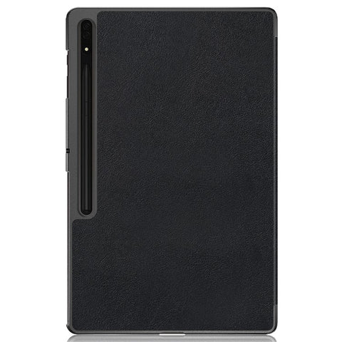 Leather Case for Samsung Galaxy Tab S10 Ultra Wi-Fi SM-X920 SM-X926B / Tab S9 Ultra SM-X910 M-X916B SM-X918U , Tri-Fold Stand Anti-Drop Tablet Cover