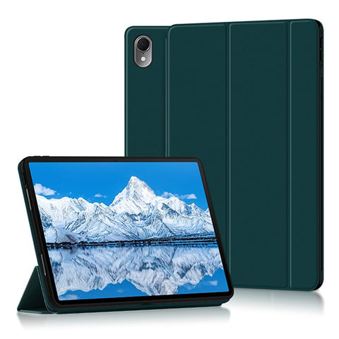 For Huawei Qingyun C7 Trifold Stand Tablet Case PU Leather Auto Sleep / Wake Smart Cover