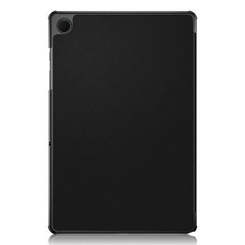 For Samsung Galaxy Tab A11+ / A9+ Solid Color Tablet Case PU Leather+PC Protective Cover with Tri-Fold Stand
