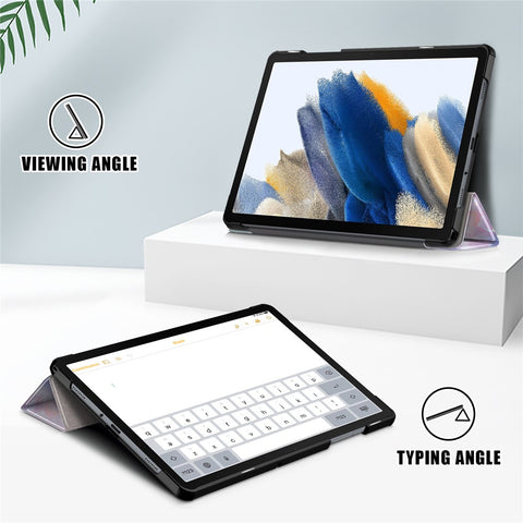 For Samsung Galaxy Tab A11+ / A9+ Leather Stand Cover Pattern Printing Tablet Case