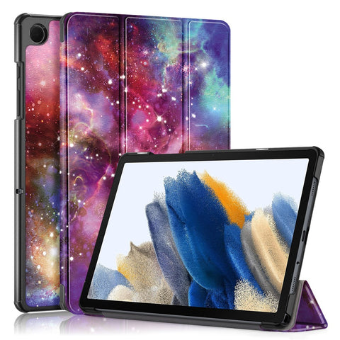 For Samsung Galaxy Tab A11+ / A9+ Leather Stand Cover Pattern Printing Tablet Case