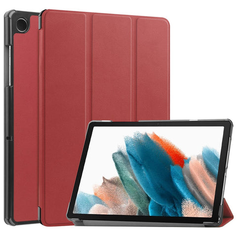 For Samsung Galaxy Tab A9+ PU Leather Tablet Case Tri-fold Stand Cover with Auto Sleep / Wake
