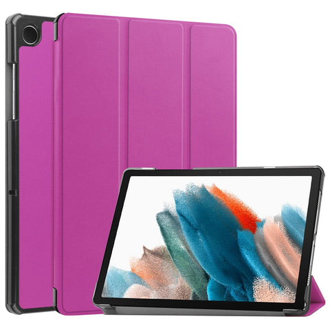 For Samsung Galaxy Tab A9+ PU Leather Tablet Case Tri-fold Stand Cover with Auto Sleep / Wake