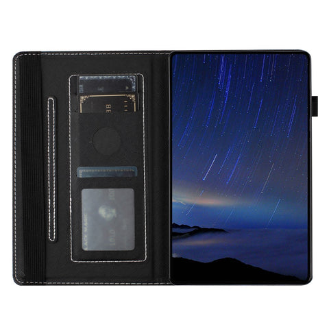 For Samsung Galaxy Tab A 10.1 (2016) T580 / T585 PU Leather Tablet Case Stand Shockproof Pattern Printing Cover