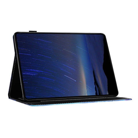 For Samsung Galaxy Tab A 10.1 (2016) T580 / T585 PU Leather Tablet Case Stand Shockproof Pattern Printing Cover