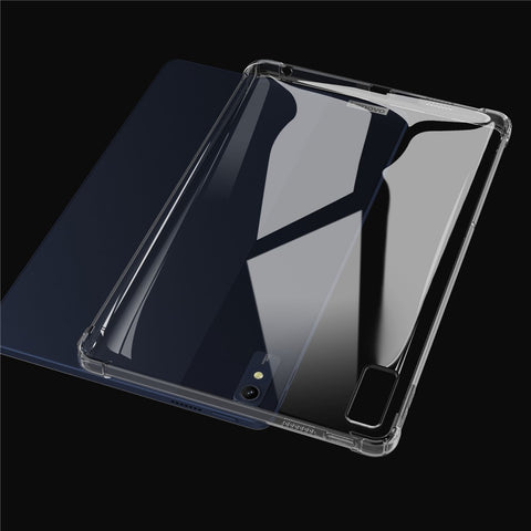 For Lenovo Tab M10 5G TPU Tablet Case Transparent Cover Reinforced Corners Anti-drop Shell