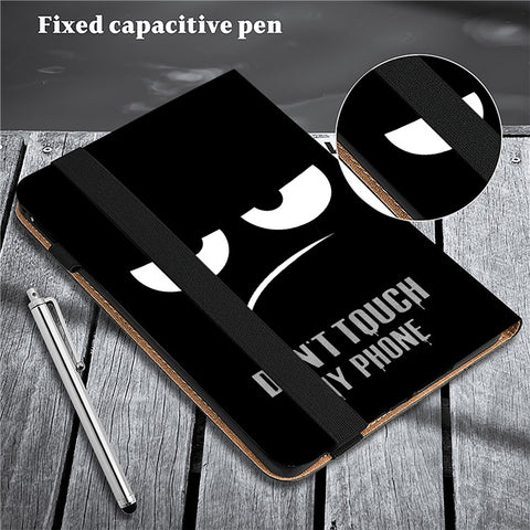 For Samsung Galaxy Tab S10 Lite / S10 FE / S9 FE / S9 PU Leather Tablet Case Pattern Printing Shell Cover Stand