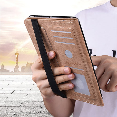 For Samsung Galaxy Tab S10 Lite / S10 FE / S9 FE / S9 PU Leather Tablet Case Pattern Printing Shell Cover Stand