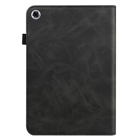 For Samsung Galaxy Tab A11+ / A9+ Case PU Leather Line Imprinted Tablet Cover with Card Slots