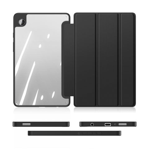 DUX DUCIS TOBY Series For Samsung Galaxy Tab A9 Case Tri-fold Stand PU Leather Tablet Cover