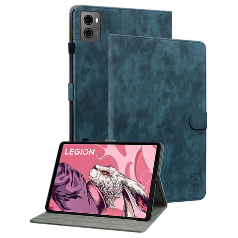 For Lenovo Legion Y700 (2023) / Tab Gen 2 Cover Imprinted Stand PU Leather Card Holder Tablet Case