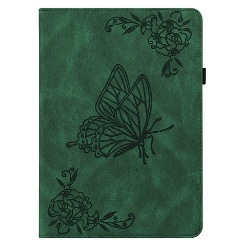 For Lenovo Tab M10 5G PU Leather Case Stand Card Holder Imprinted Tablet Cover