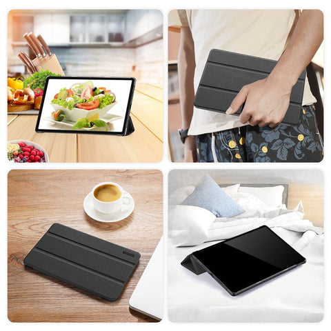 DUX DUCIS Domo Series for Xiaomi Pad 6 Max 14 Leather Business Cover Tri-fold Stand Smart Tablet Case