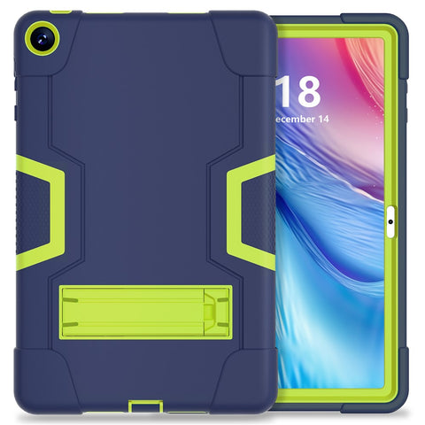 For Huawei MatePad SE 10.4-inch Robot Style Case Silicone + PC Color Contrast Kickstand Tablet Cover