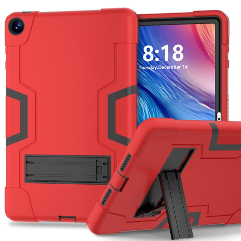 For Huawei MatePad SE 10.4-inch Robot Style Case Silicone + PC Color Contrast Kickstand Tablet Cover