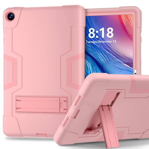 For Huawei MatePad SE 10.4-inch Robot Style Case Silicone + PC Color Contrast Kickstand Tablet Cover