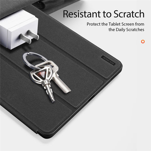 DUX DUCIS Domo Series for Samsung Galaxy Tab S10 Lite / S10 FE / Tab S9 FE Case Tri-Fold Stand Leather Smart Folio Tablet Case