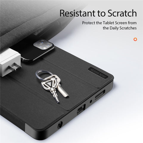 DUX DUCIS Domo Series for Samsung Galaxy Tab A9 Leather Business Case Tri-fold Stand Smart Tablet Cover
