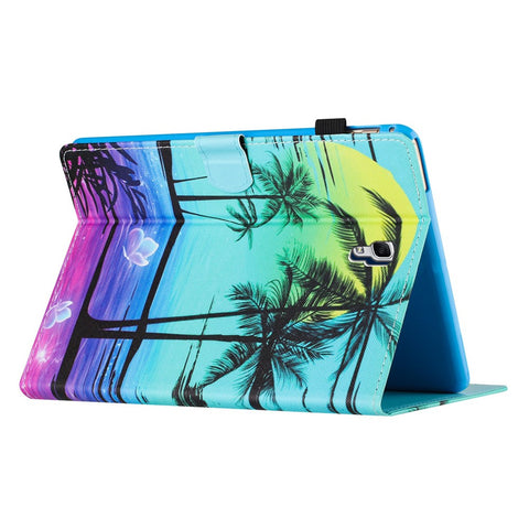 For Samsung Galaxy Tab A 10.5 (2018) T590 T595 Leather Case Card Slots Tablet Stand Cover