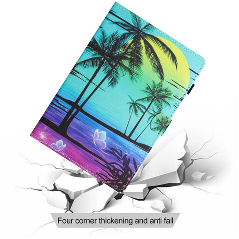 For Samsung Galaxy Tab A 10.5 (2018) T590 T595 Leather Case Card Slots Tablet Stand Cover