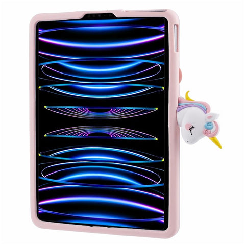 For iPad Air 11 (2025) / (2024) / Air (2020) / (2022) / Pro 11 (2024) / (2020) / (2021) / (2022) Kickstand Case Horse Anti-Drop Tablet Cover
