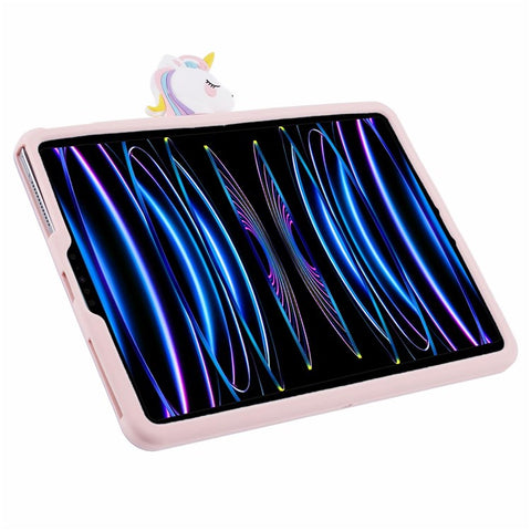 For iPad Air 11 (2025) / (2024) / Air (2020) / (2022) / Pro 11 (2024) / (2020) / (2021) / (2022) Kickstand Case Horse Anti-Drop Tablet Cover