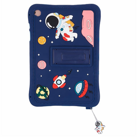For Samsung Galaxy Tab A11+ / A9+ Case Astronaut Design Silicone + PC Tablet Kickstand Cover
