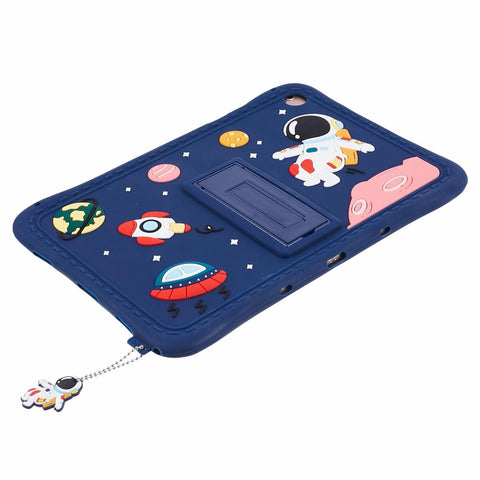 For Samsung Galaxy Tab A11+ / A9+ Case Astronaut Design Silicone + PC Tablet Kickstand Cover