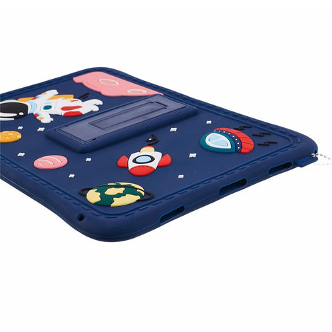 For Samsung Galaxy Tab A11+ / A9+ Case Astronaut Design Silicone + PC Tablet Kickstand Cover
