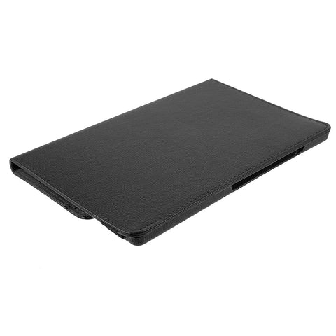 For Samsung Galaxy Tab A9+ Case Litchi Texture PU Leather+PC Flip Cover with 360 Degree Rotating Stand and Elastic Band Closure