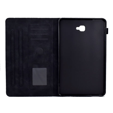 For Samsung Galaxy Tab A 10.1 (2016) T580 T585 Case Card Slots Full Protection Tablet Cover