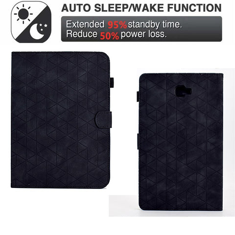 For Samsung Galaxy Tab A 10.1 (2016) T580 T585 Case Card Slots Full Protection Tablet Cover