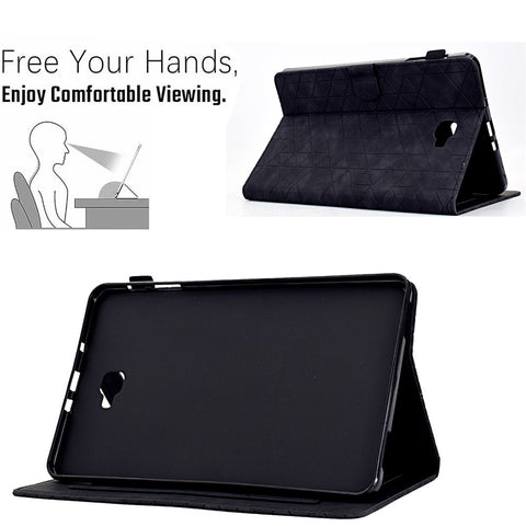 For Samsung Galaxy Tab A 10.1 (2016) T580 T585 Case Card Slots Full Protection Tablet Cover