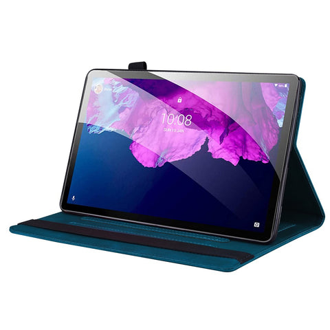 For Lenovo Tab M10 5G Case Full Protection PU Leather Tablet Cover with Wallet Stand