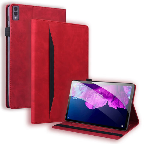 For Lenovo Tab M10 5G Case Full Protection PU Leather Tablet Cover with Wallet Stand
