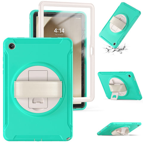 For Samsung Galaxy Tab A9+ Kickstand Back Cover PC+TPU Tablet Case