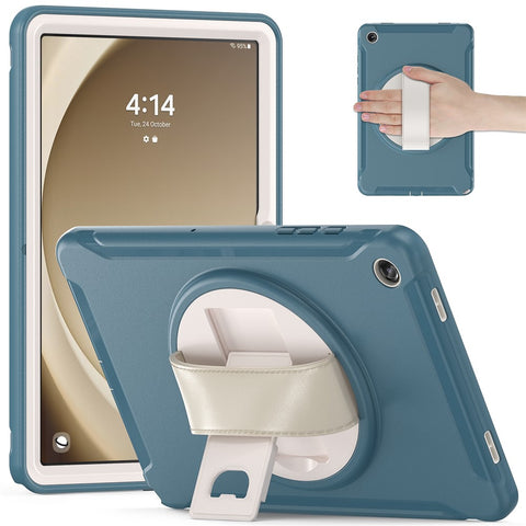 For Samsung Galaxy Tab A9+ Kickstand Back Cover PC+TPU Tablet Case