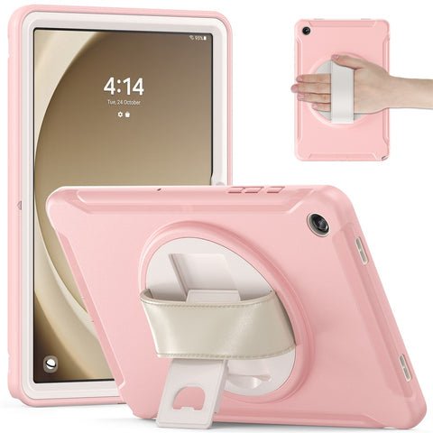For Samsung Galaxy Tab A9+ Kickstand Back Cover PC+TPU Tablet Case