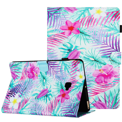 For Samsung Galaxy Tab A 10.1 (2016) T580 / T580 Case Pattern Printed Shockproof PU Leather Tablet Cover