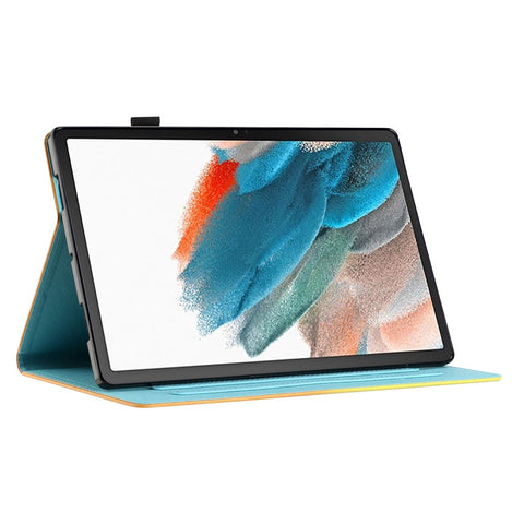 For Samsung Galaxy Tab A 10.1 (2016) T580 / T580 Case Pattern Printed Shockproof PU Leather Tablet Cover