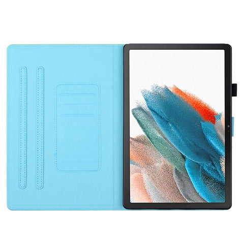 For Samsung Galaxy Tab A 10.1 (2016) T580 / T580 Case Pattern Printed Shockproof PU Leather Tablet Cover