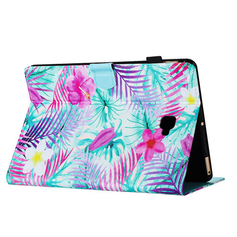 For Samsung Galaxy Tab A 10.1 (2016) T580 / T580 Case Pattern Printed Shockproof PU Leather Tablet Cover