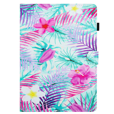 For Samsung Galaxy Tab A 10.1 (2016) T580 / T580 Case Pattern Printed Shockproof PU Leather Tablet Cover