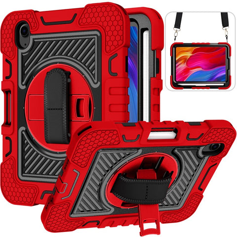 Hand Strap Kickstand for iPad mini (2024) / mini (2021) Tablet Case with Shoulder Strap