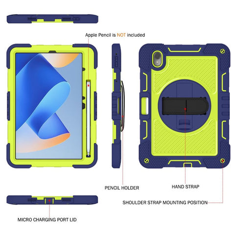 For Huawei MatePad 11 (2023) Tablet Case Shockproof Cover with Kickstand Shoulder Strap