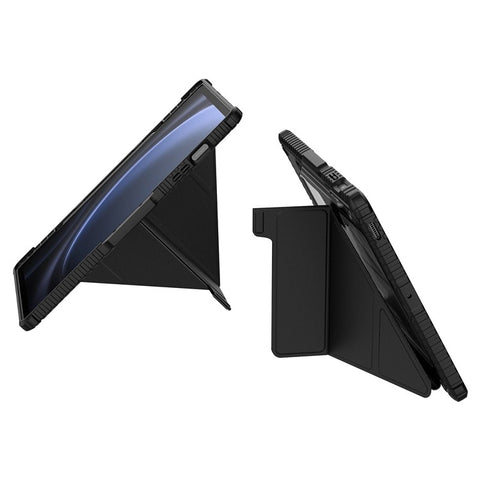 NILLKIN Bumper Leather Case Pro for Samsung Galaxy Tab S9 FE+ Tablet Cover Anti-fall Auto Wake / Sleep Case