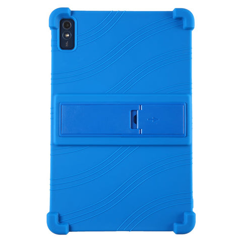 For Lenovo Tab M10 5G Silicone Protective Case Folding Kickstand Tablet Anti-drop Cover