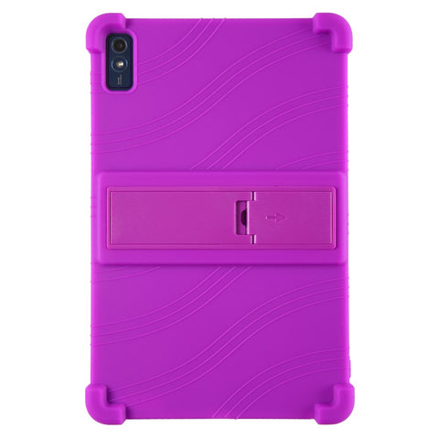 For Lenovo Tab M10 5G Silicone Protective Case Folding Kickstand Tablet Anti-drop Cover
