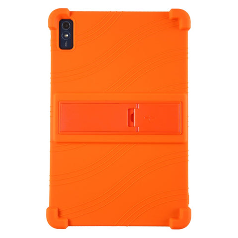 For Lenovo Tab M10 5G Silicone Protective Case Folding Kickstand Tablet Anti-drop Cover